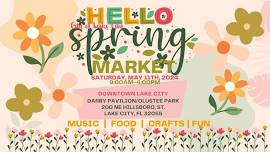 Spring Market in Downtown Lake City