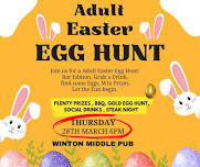 ADULT EASTER EGG HUNT WINTON MIDDLE PUB