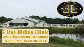 5-Day Riding Clinic - Warren, ME