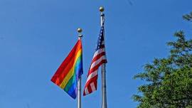 Flag Raising at Watertown City Hall