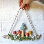 Mushroom wall hanging