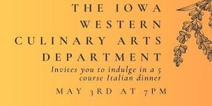 Iowa Western Culinary Arts Department Italian Dinner 