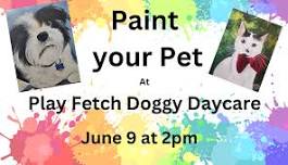 Paint Your Pet at Play Fetch