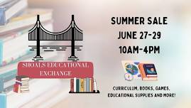 Shoals Educational Exchange - Summer 2024 Sale