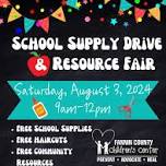 School Supply Drive & Resource Fair