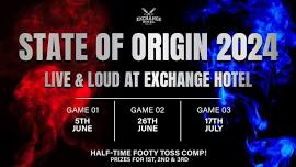 State Of Origin LIVE & LOUD | Exchange Hotel Kilcoy