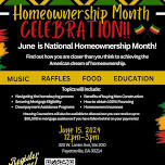 National Homeownership Month Celebration