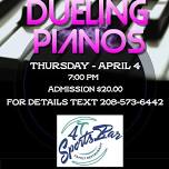 DUELING PIANOS in Nampa at 4T SPORTS BAR