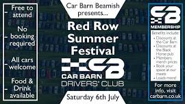 Car Barn Drivers Club: Red Row Summer Festival