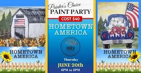 Paint & Sip @ The Porch, Tellico Plains, TN