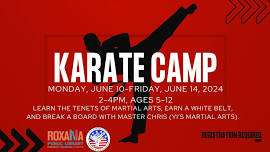 Karate Camp *Registration Required