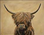 Highland Cow | XL Canvas Option!