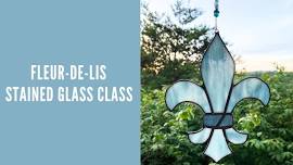 Fleur-de-Lis Tiffany Method Stained Glass Class