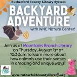 Backyard Adventure with NC Nature Center