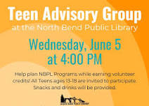 NEW TEEN ADVISORY GROUP (TAG) FORMING at NBPL