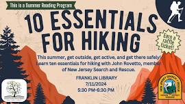 10 Essentials for Hiking @ Franklin