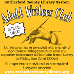 Adult Writers Club at Mountains Branch