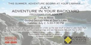 Time to Move: Guided Geology Hike at Devil’s Lake