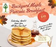 Backyard Maple Pancake Breakfast