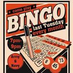 Meat Bingo last Tuesday every month!