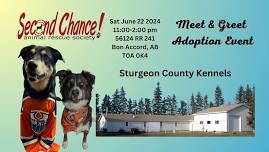 SCARS adoption event Sturgeon County Kennels