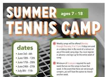 Summer Tennis Camp Broussard