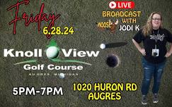 LIVE BROADCAST AT KNOLL VIEW GOLF COURSE IN AUGRES!