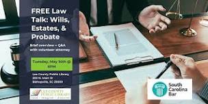 Wills, Estates & Probate Free Law Talk