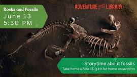 Rocks and Fossils Elementary Storytime with take home activity