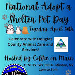 Adopt a Shelter Pet Day at Coffee on Main