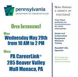 Pennsylvania Department of Transportation Hiring Event