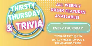 Penticton The Barley Mill Pub Thirst'day Night Trivia!