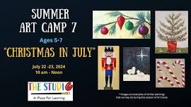 Summer Art Camp - Christmas in July (ages 5-7)