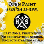 Saturday, 5/25 - Open Paint