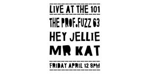 Fuzz + Jellie + Kat at THE 101