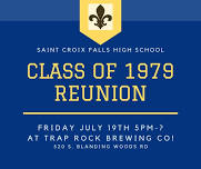 Saint Croix Falls CLASS REUNION 1979!