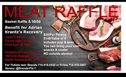 Meat Raffle to Benefit Adrian Krantz's Recovery