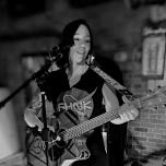 Bridgett Gossett, touring artist, in the PigPen