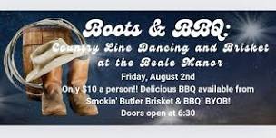 Boots & BBQ: Country Line Dancing and Brisket at the Beale Manor