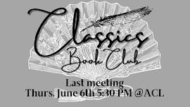 Classics Book Club: June Meetup