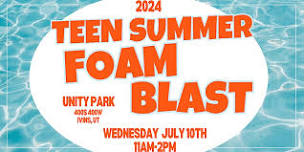 Ivins City Teen Summer Foam Blast