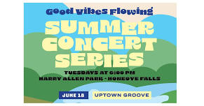 The Uptown Groove at Honeoye Falls Summer Concert Series