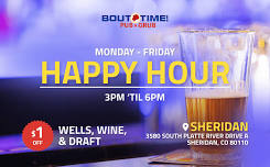 Afternoon Happy Hour  – Sheridan