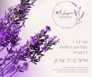 McLaughlin Lavender 1 year in Business Party