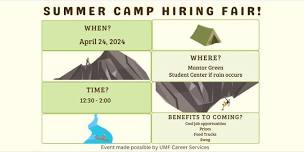 Summer Camp Hiring Fair