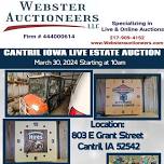 Cantril Iowa Live Estate Auction