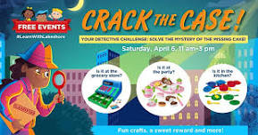 Free Kids Event: Lakeshore's Crack the Case! (Newton)