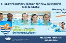 Free World's Largest Swim Lesson