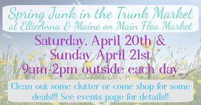 Spring Junk in the Truck Outdoor Market Event