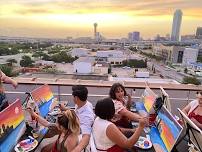 Painting With A View at Sky Blu Rooftop